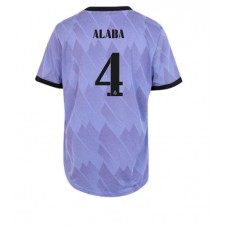 Real Madrid David Alaba #4 Bortatröja Dam 2022-23 Korta ärmar